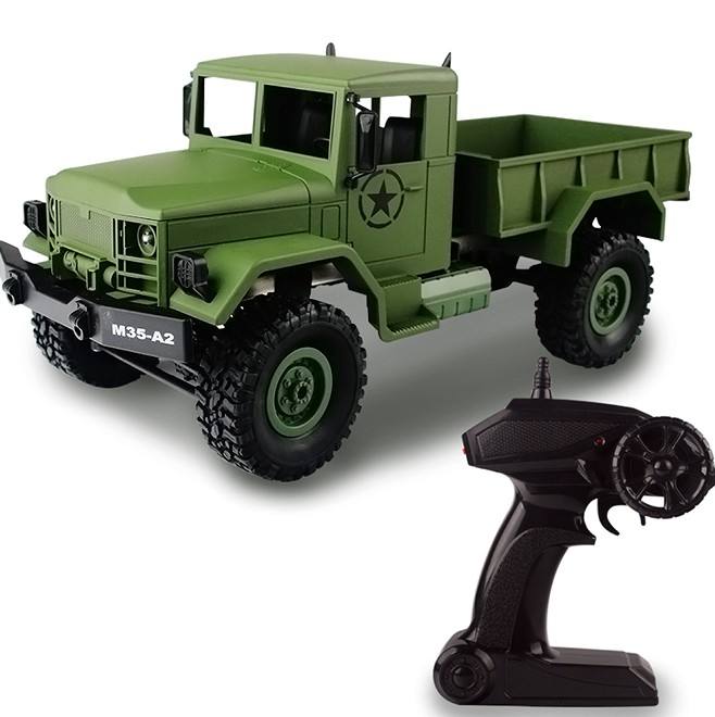 1:16 Scale Camo Green Rechargeable Remote Controlled Military Truck
