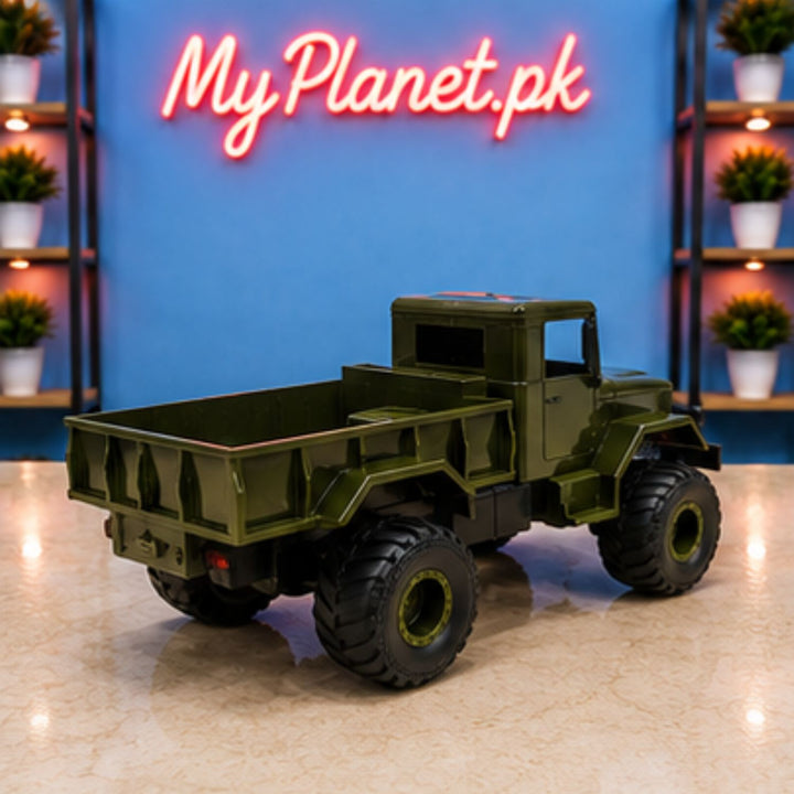 1:16 Scale Camo Green Rechargeable Remote Controlled Military Truck