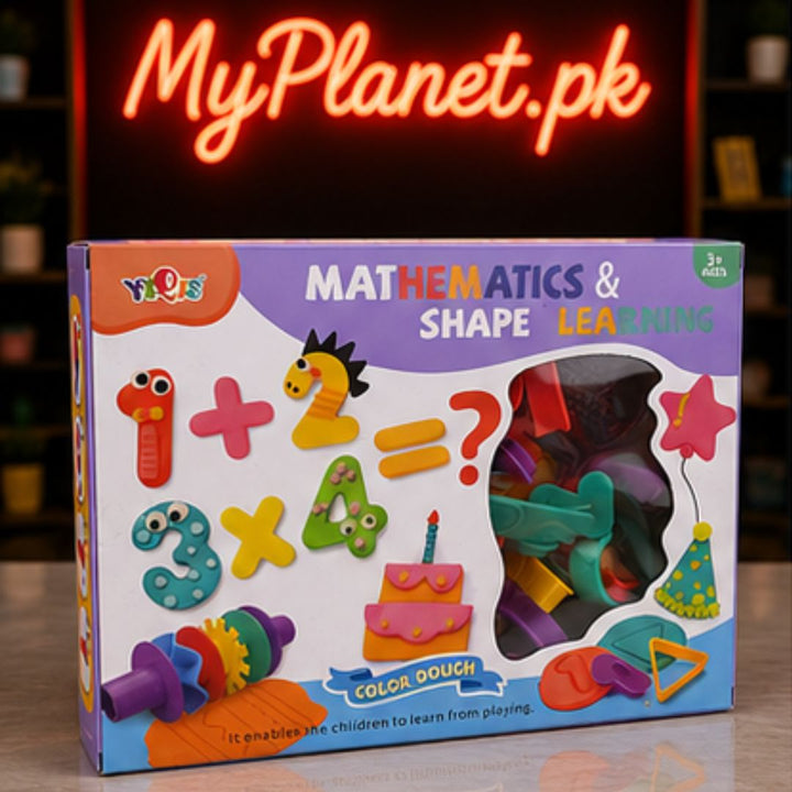 Mathematics &amp; Shape Learning Color Dough Set