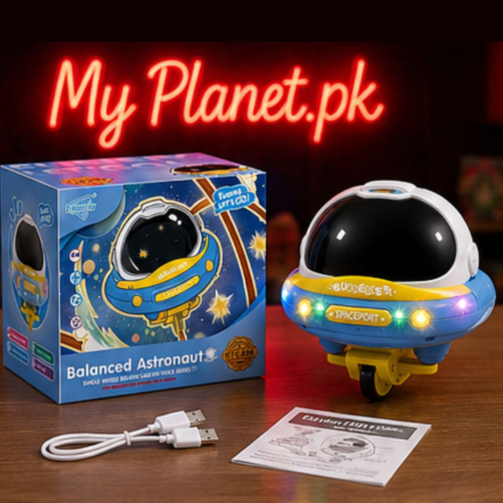 Balanced Astronaut Gyroscopic Space Toy with Lights &amp; Music