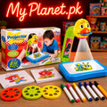 𝗞𝗶𝗱𝘀 𝗣𝗿𝗼𝗷𝗲𝗰𝘁𝗼𝗿 𝗣𝗮𝗶𝗻𝘁𝗶𝗻𝗴 𝗗𝗿𝗮𝘄𝗶𝗻𝗴 𝗕𝗼𝗮𝗿𝗱 𝘄𝗶𝘁𝗵 𝟮𝟭 𝗣𝗮𝘁𝘁𝗲𝗿𝗻𝘀