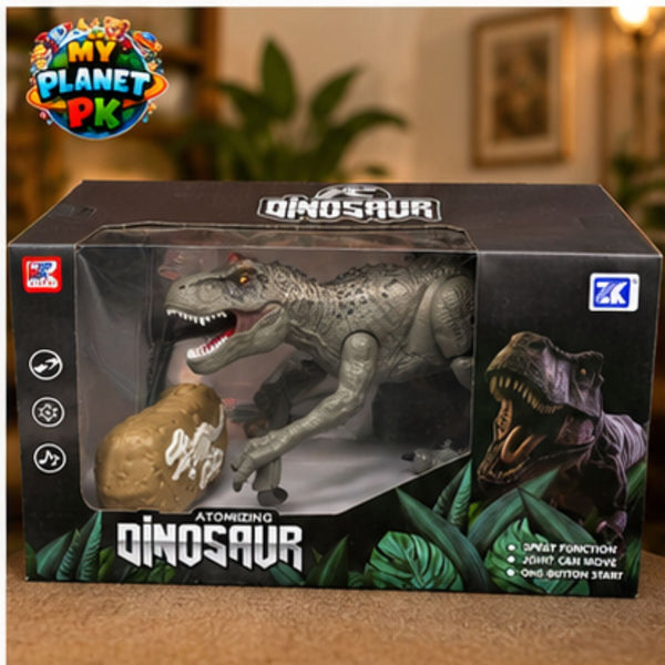 Atomizing Dinosaur Toy with Spray, Lights and Sound