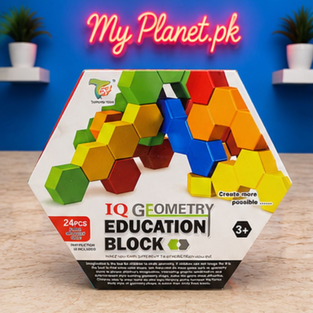 IQ Geometry Educational &amp; Learning Building Blocks (24 Pcs)