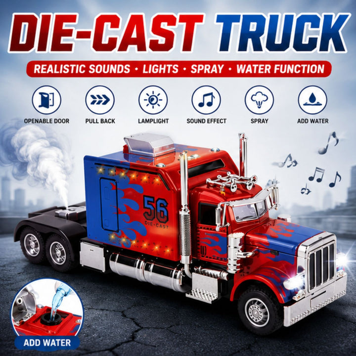 Transformers Die-Cast Truck with Spray Mist Function