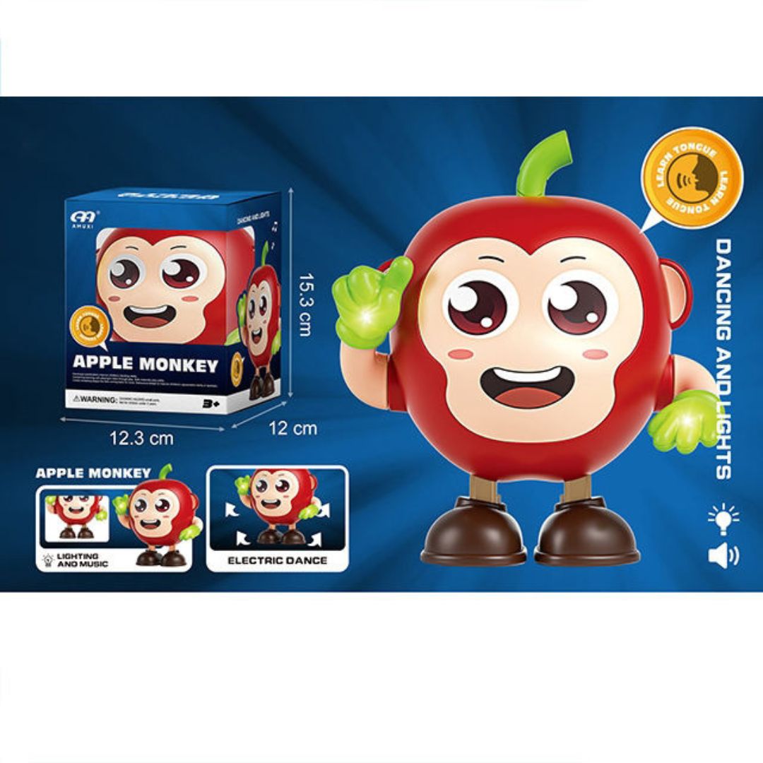 𝗔𝗽𝗽𝗹𝗲 𝗠𝗼𝗻𝗸𝗲𝘆 𝗗𝗮𝗻𝗰𝗶𝗻𝗴 & 𝗠𝘂𝘀𝗶𝗰𝗮𝗹 𝗟𝗶𝗴𝗵𝘁-𝗨𝗽
