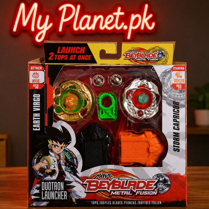 Beyblade Metal Fusion Dual Launcher Battle Set