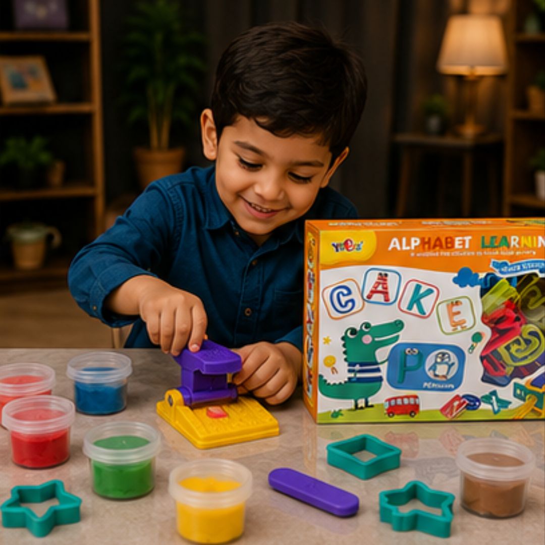 Alphabet Learning Color Dough Set