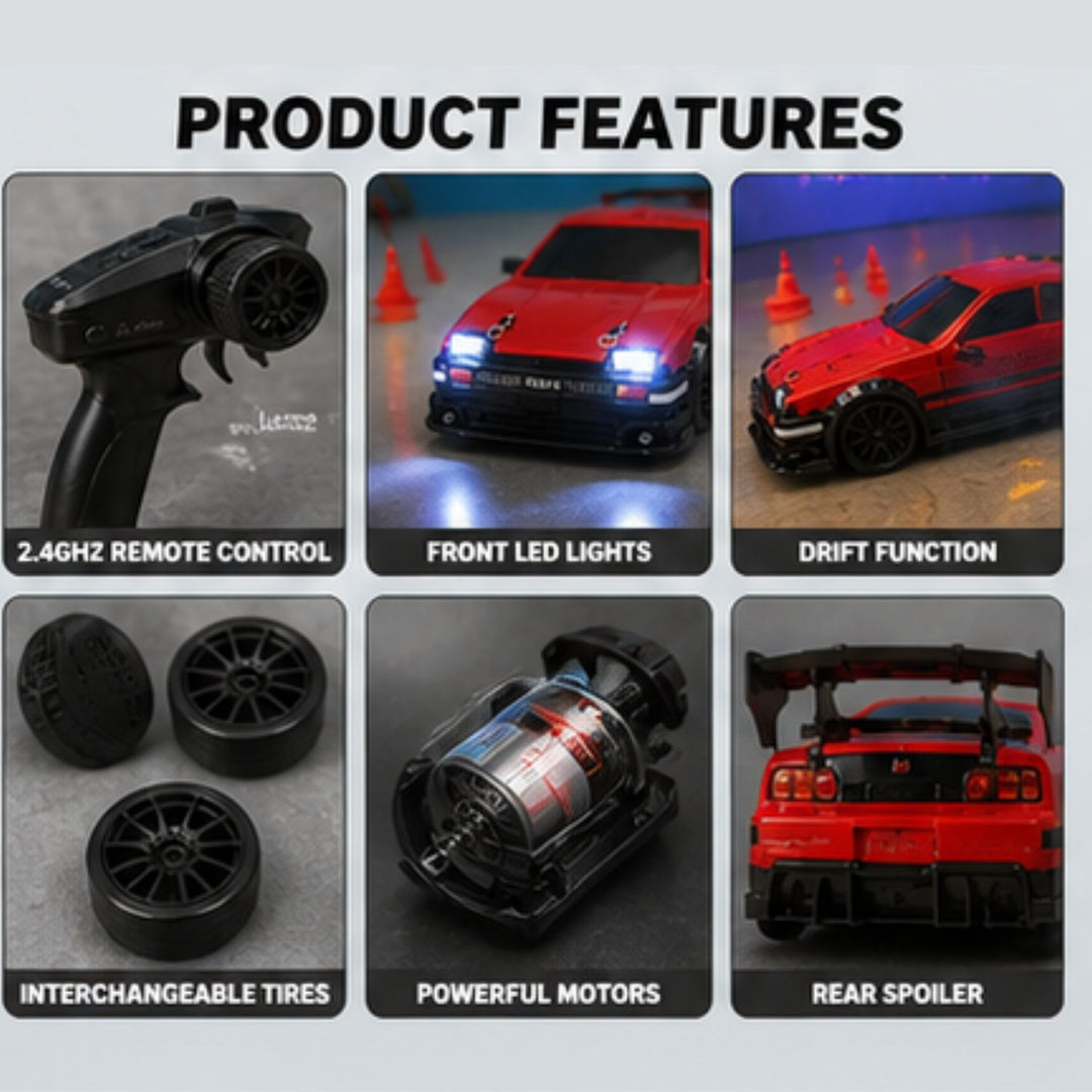 2.4GHz Remote Control High Speed Drift Racing Car