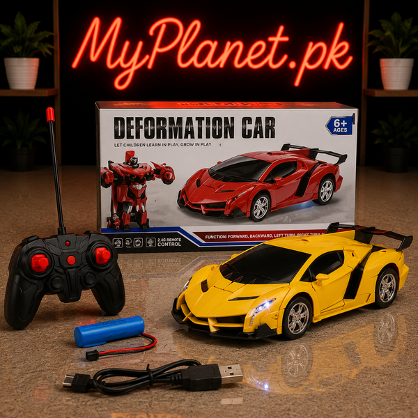 2.4GHz Remote Control Transforming Robot Sports Car