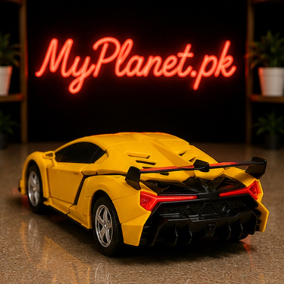 2.4GHz Remote Control Transforming Robot Sports Car