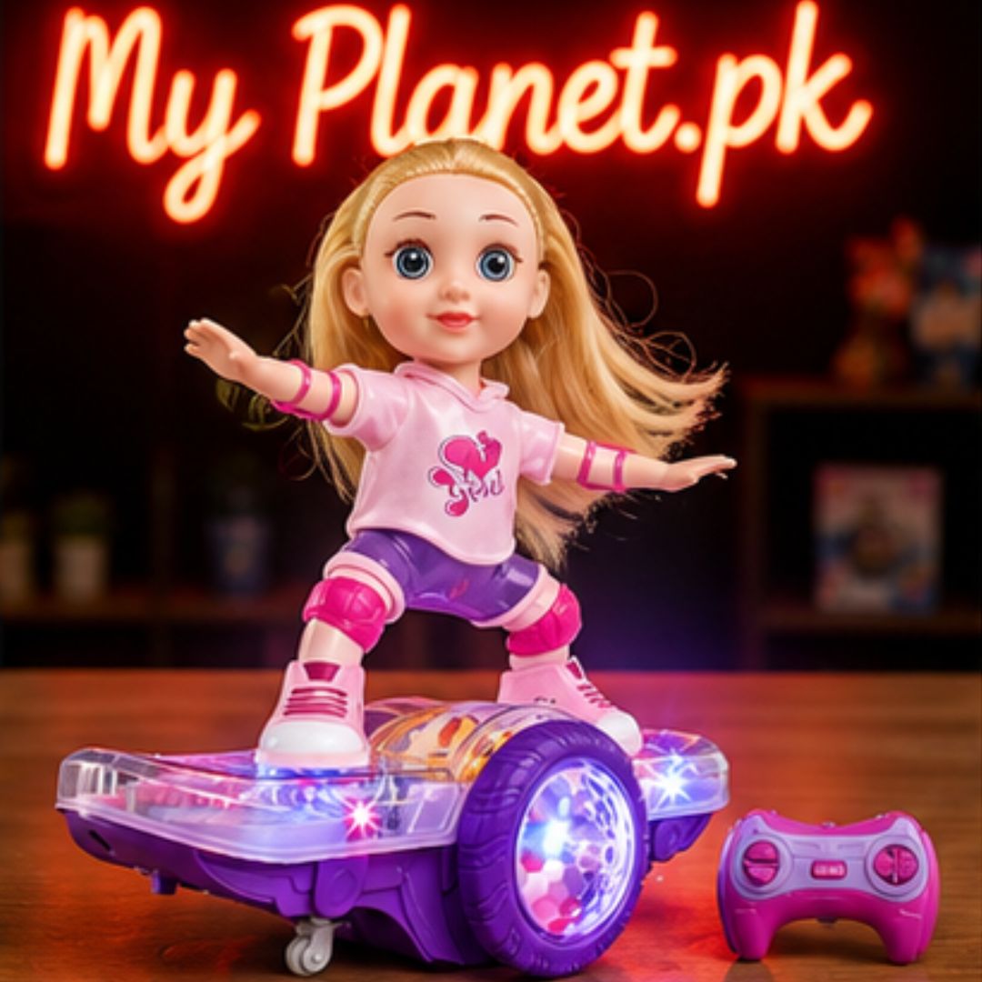 Remote Control Skate Doll with LED Lights &amp; Music