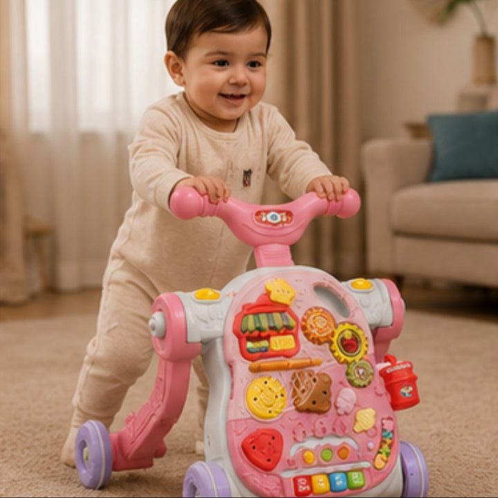 5-in-1 Multifunction Baby Walker &amp; Activity Table