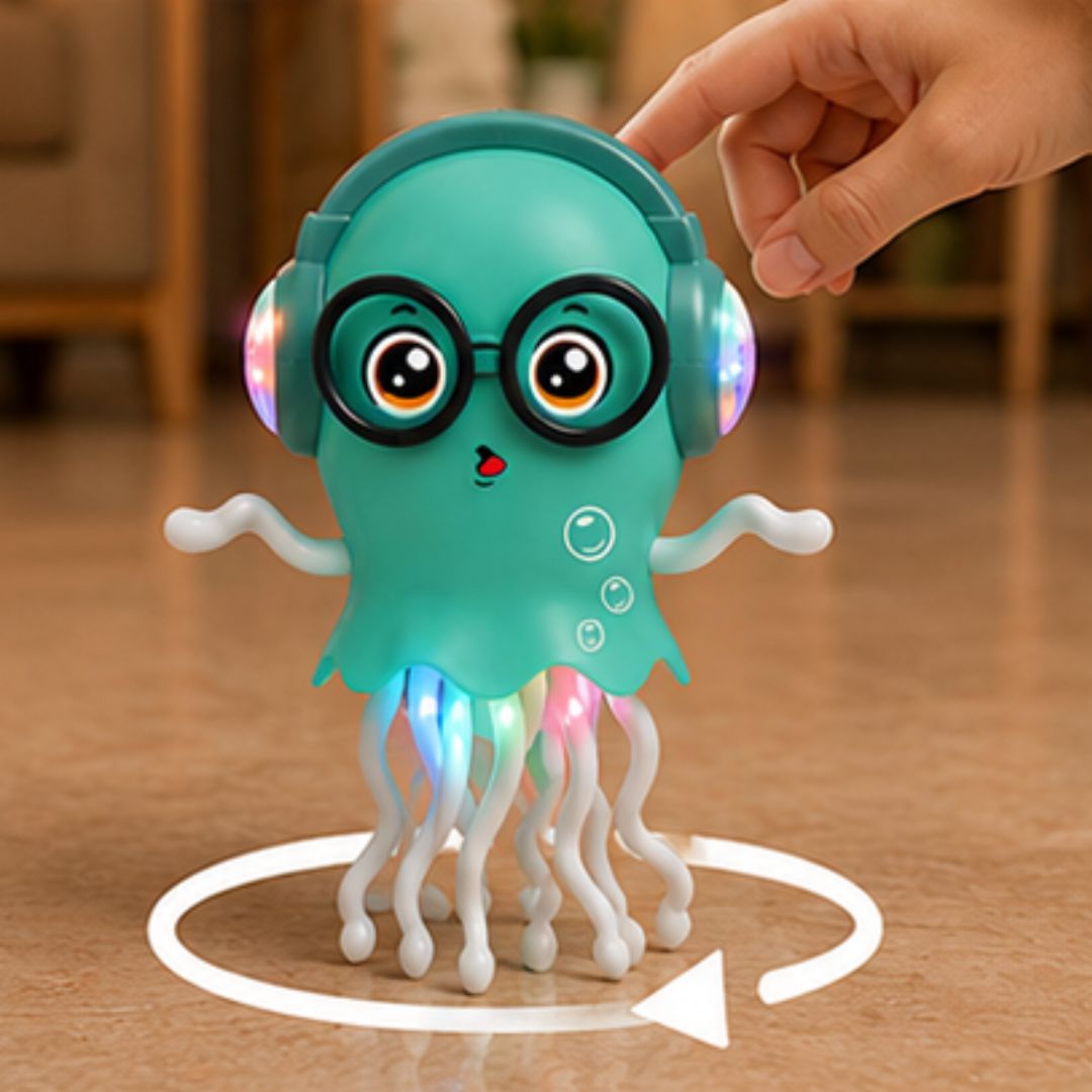 Dancing Jellyfish Toy with Music, Lights &amp; Bump &amp; Go Action
