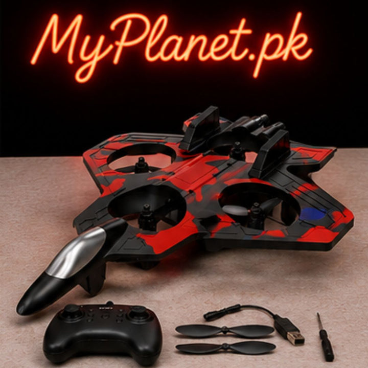 High-Speed Jet Fighter RC Drone with LED Lights