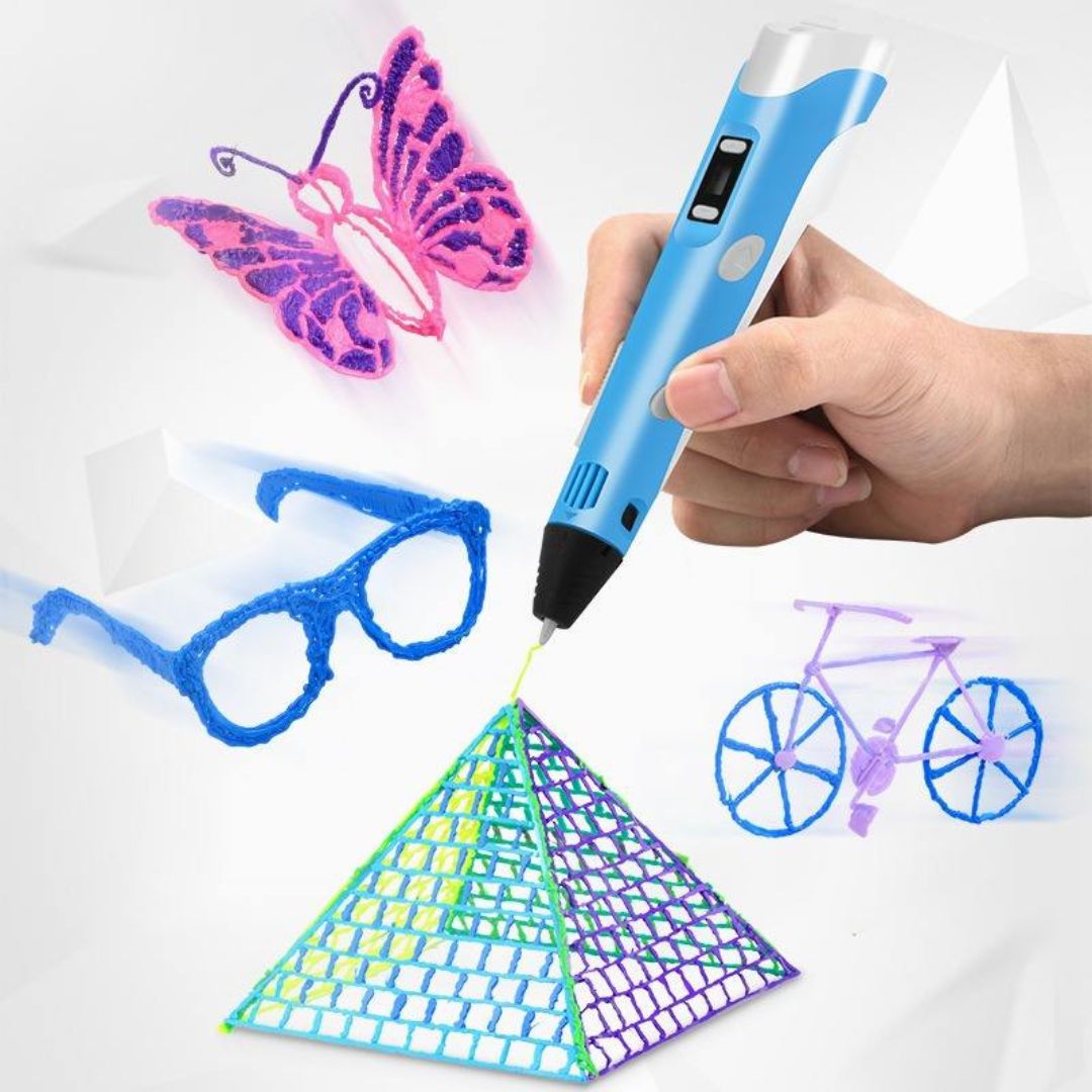 3D Printing Pen with LED Display &amp; Filament Kit