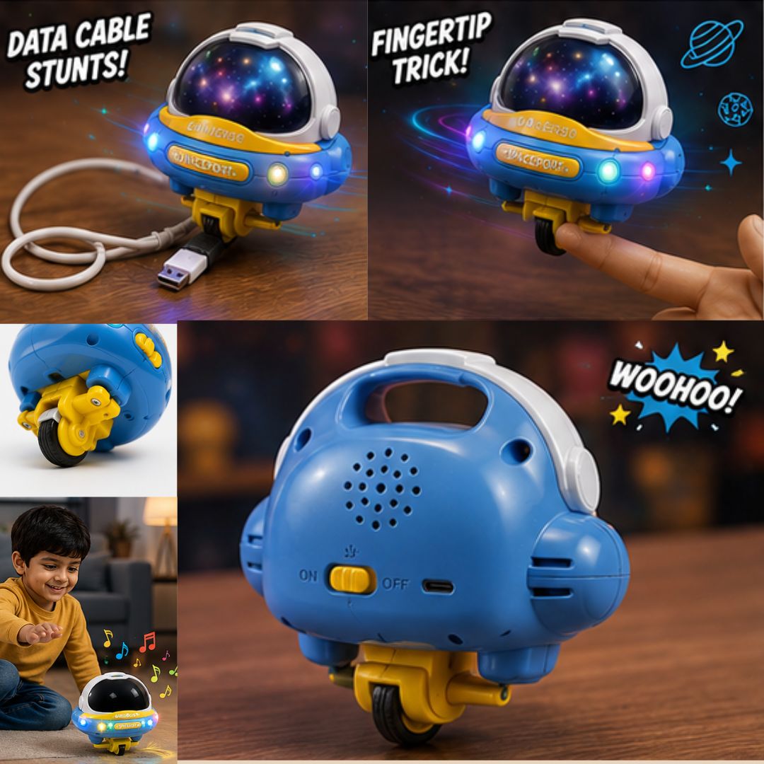 Balanced Astronaut Gyroscopic Space Toy with Lights &amp; Music