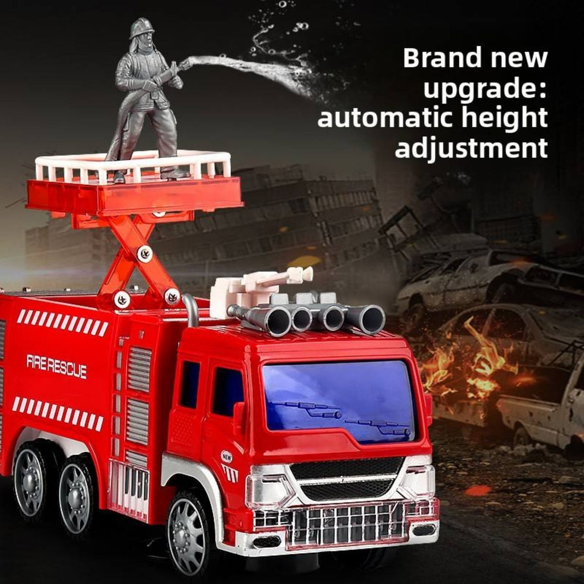 𝗙𝗶𝗿𝗲 𝗥𝗲𝘀𝗰𝘂𝗲 𝗧𝗼𝘆 𝗧𝗿𝘂𝗰𝗸 𝘄𝗶𝘁𝗵 𝗟𝗶𝗴𝗵𝘁𝘀 & 𝗦𝗼𝘂𝗻𝗱 – 𝗕𝘂𝗺𝗽 & 𝗚𝗼 𝗙𝗶𝗿𝗲 𝗘𝗻𝗴𝗶𝗻𝗲