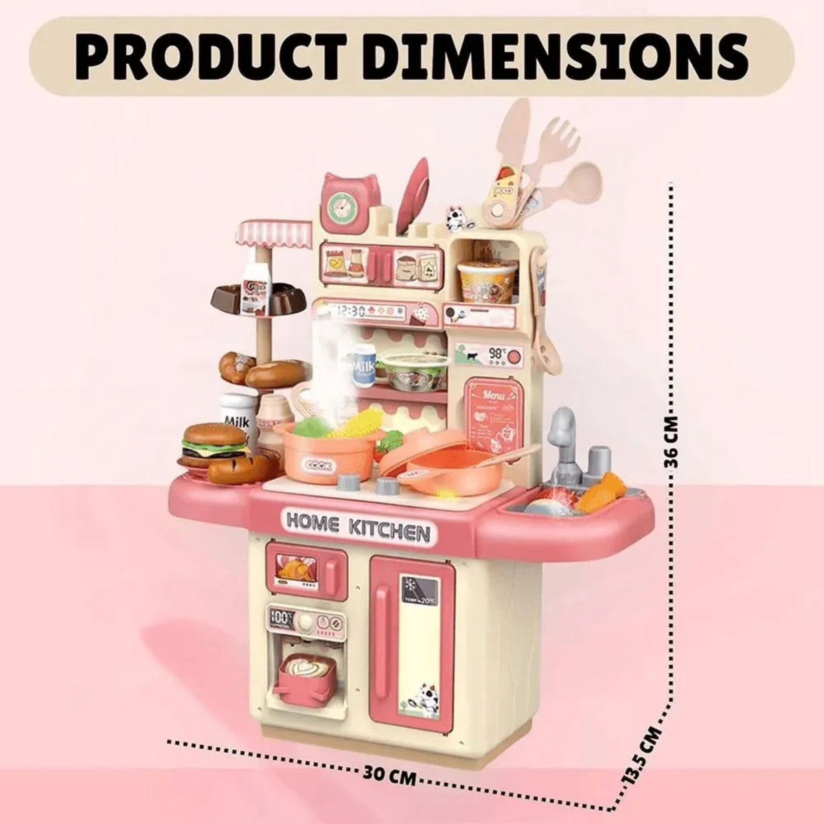 𝗞𝗶𝗱𝘀 𝗞𝗶𝘁𝗰𝗵𝗲𝗻 𝗣𝗹𝗮𝘆 𝗦𝗲𝘁  𝟲𝟱-𝗣𝗶𝗲𝗰𝗲 𝗣𝗿𝗲𝘁𝗲𝗻𝗱 𝗣𝗹𝗮𝘆 𝗖𝗼𝗼𝗸𝗶𝗻𝗴 𝗦𝗲𝘁 𝘄𝗶𝘁𝗵 𝗣𝗼𝘁𝘀, 𝗣𝗮𝗻𝘀 & 𝗔𝗰𝗰𝗲𝘀𝘀𝗼𝗿𝗶𝗲𝘀