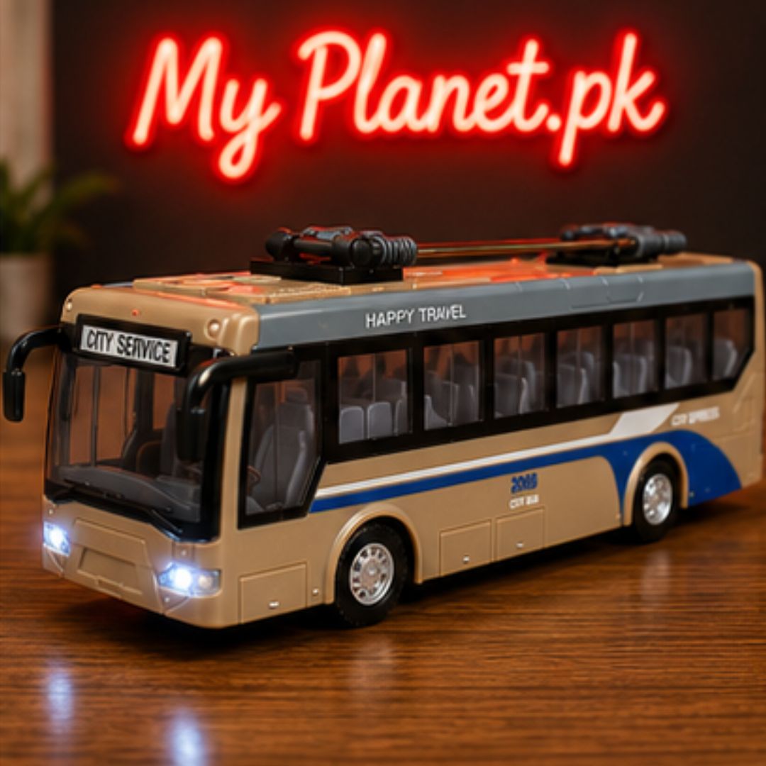 Rechargeable Remote Control City Travel Bus