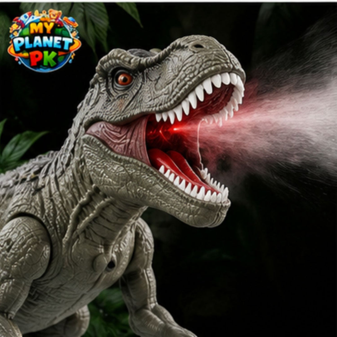 Atomizing Dinosaur Toy with Spray, Lights and Sound