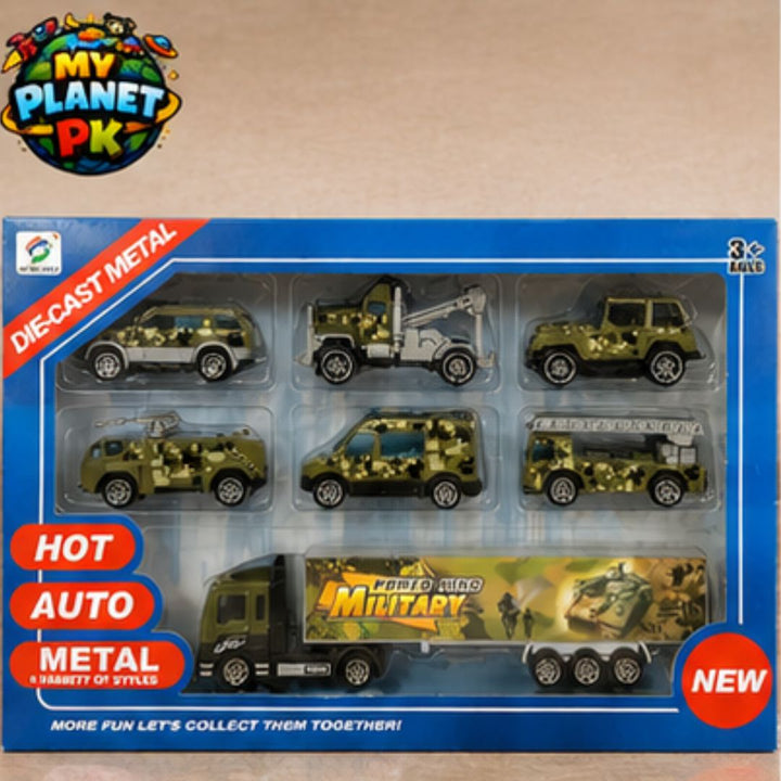 Power King Military Die-Cast Vehicle Set