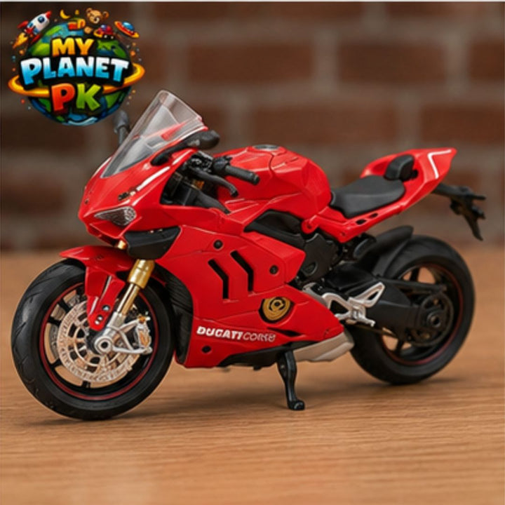 Ducati Panigale V4 Die-Cast Model Bike (1:9 Scale)