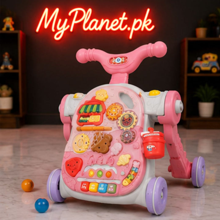 5-in-1 Multifunction Baby Walker &amp; Activity Table