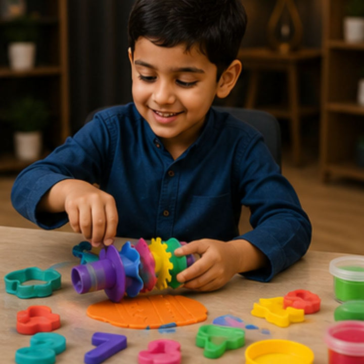 Mathematics &amp; Shape Learning Color Dough Set