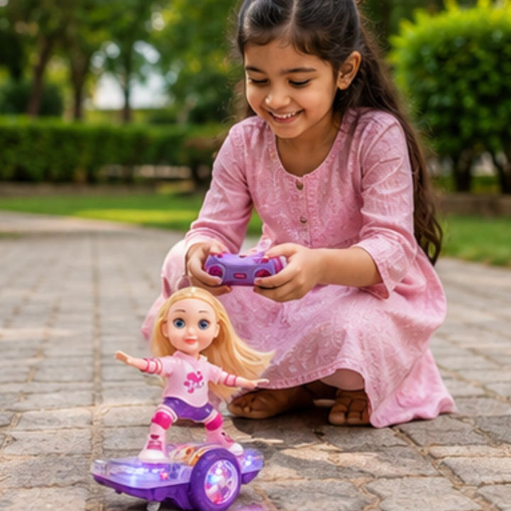 Remote Control Skate Doll with LED Lights &amp; Music