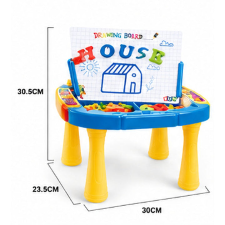 3-in-1 Magnetic Drawing Blocks Board