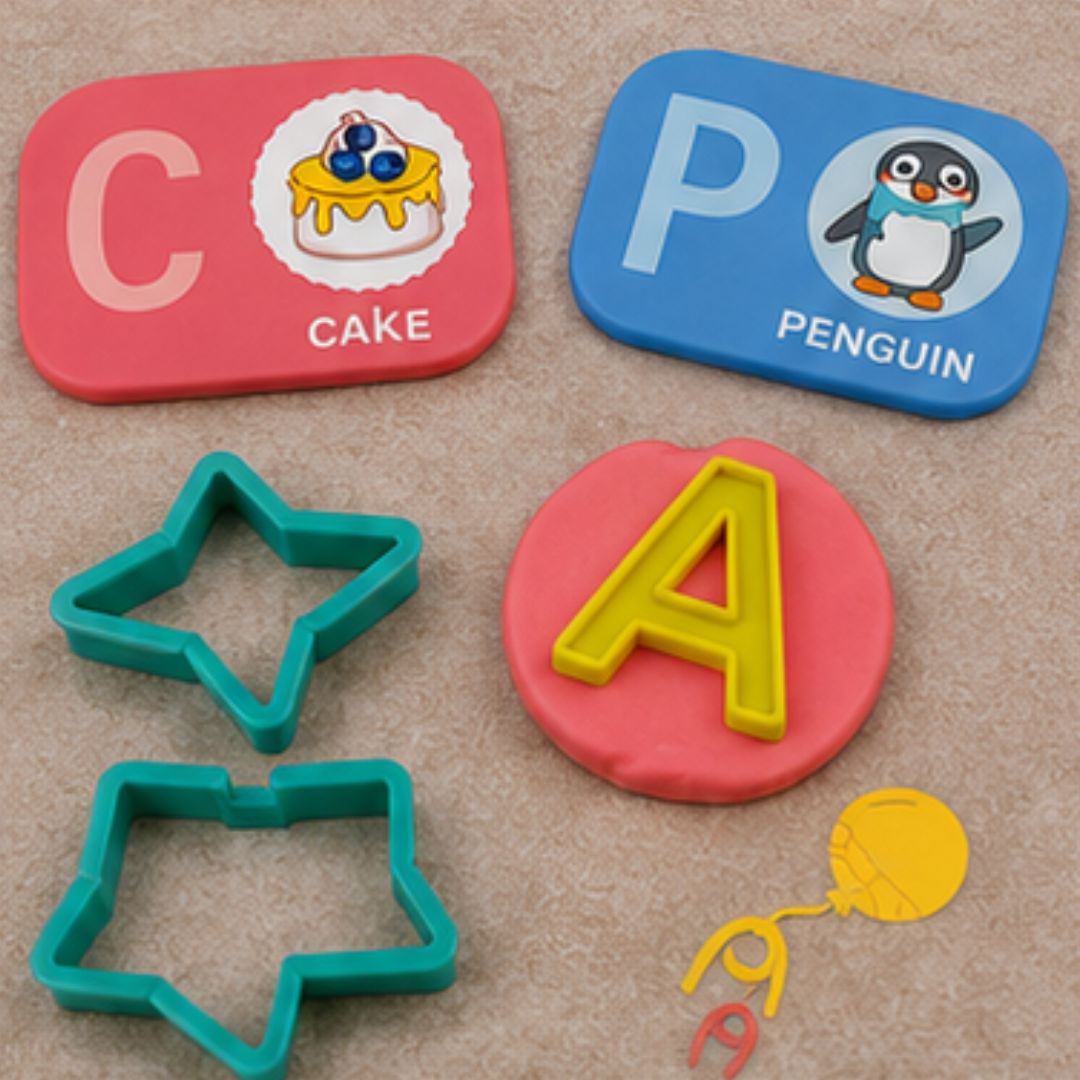 Alphabet Learning Color Dough Set