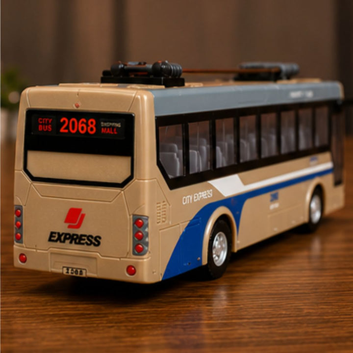 Rechargeable Remote Control City Travel Bus