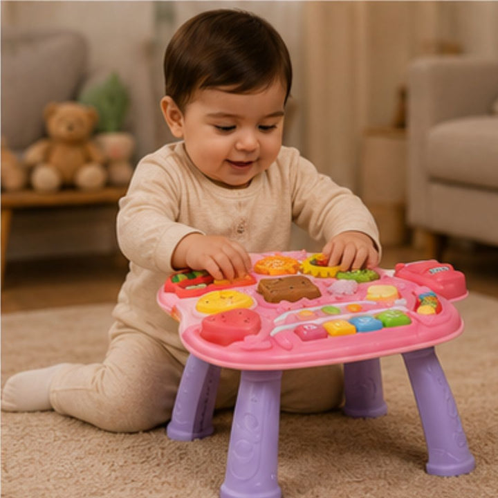 5-in-1 Multifunction Baby Walker &amp; Activity Table