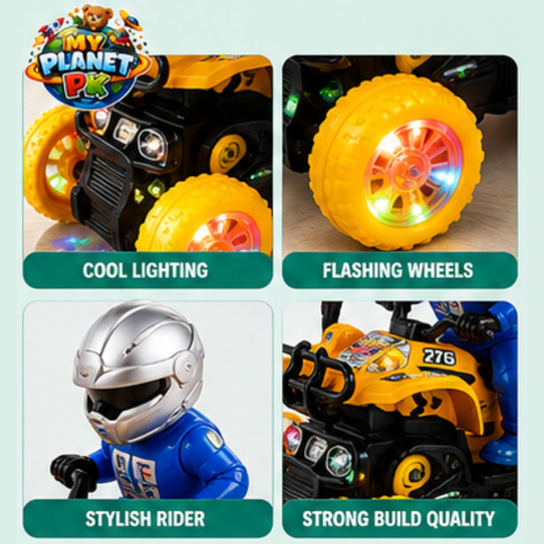 360° Rotation Beach Motorcycle with Lights &amp; Music