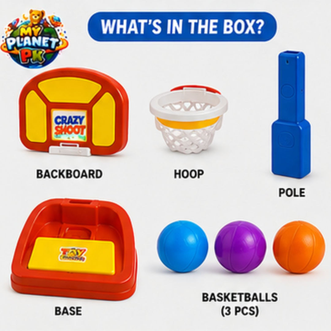 Crazy Shoot Mini Indoor Basketball Toy