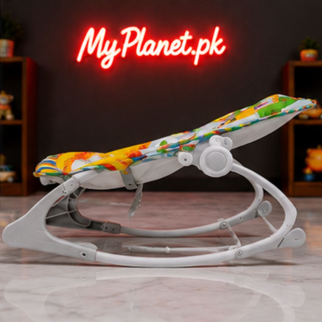 Huanger Infant to Toddler Baby Rocker Chair with Toy Bar