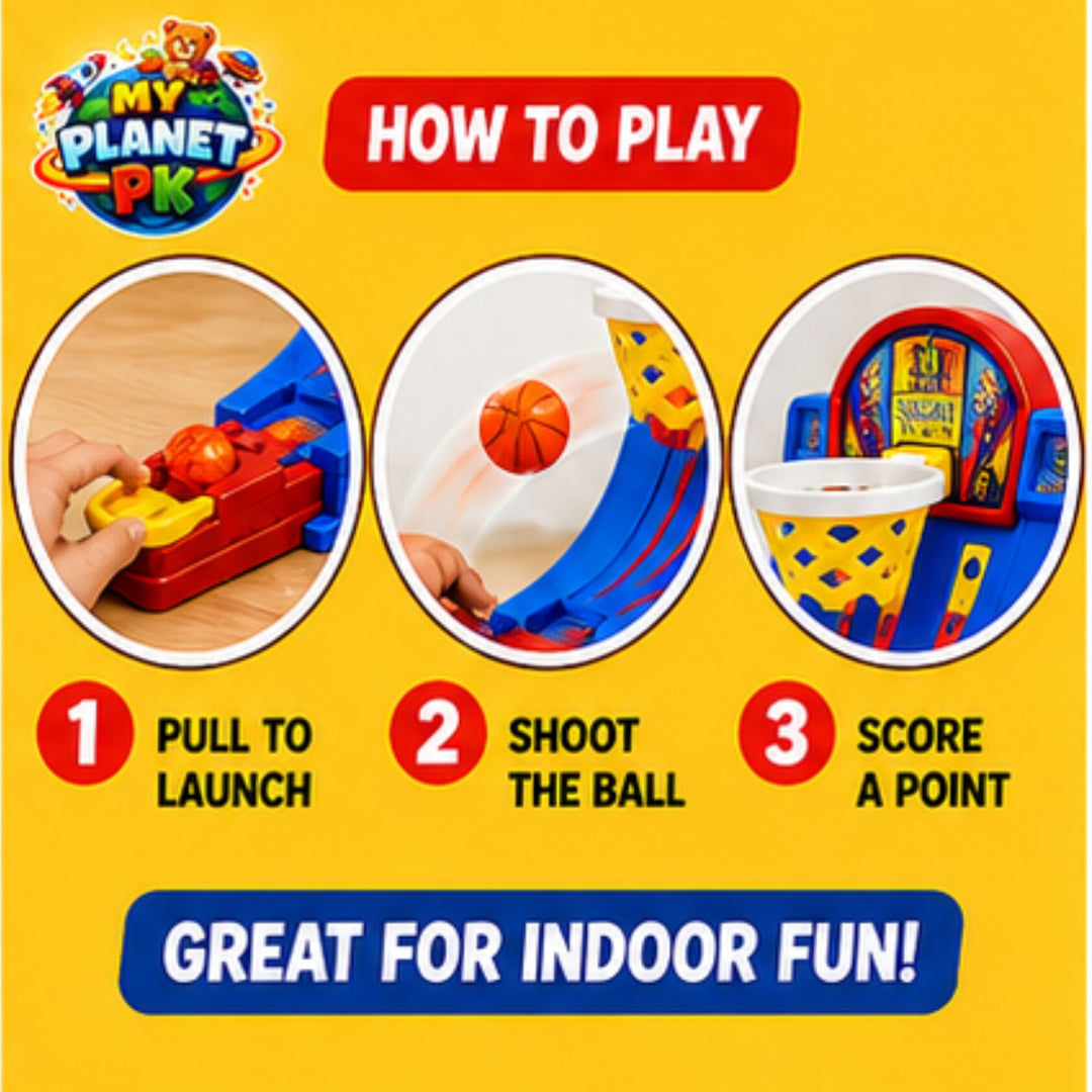 Crazy Shoot Activate Mini Basketball Game for Kids