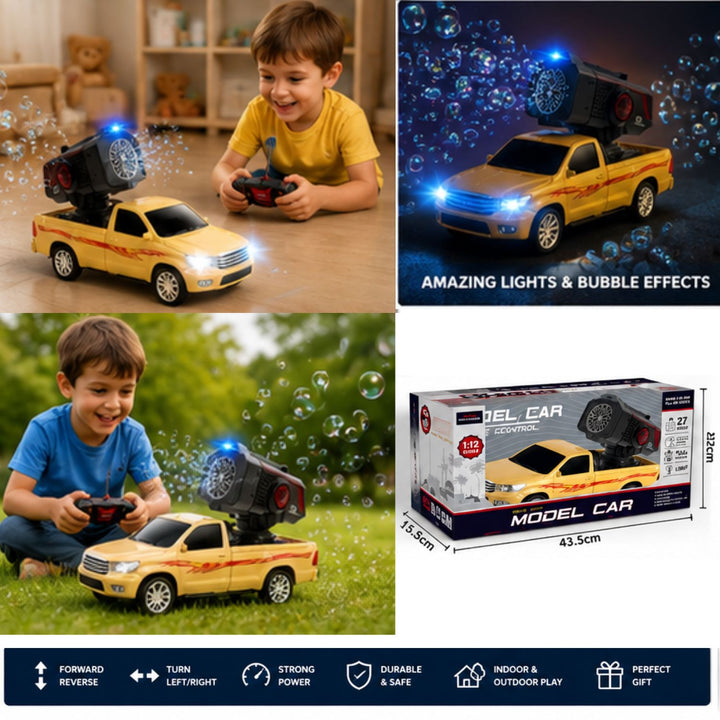 RC Bubble Spray Pickup Truck 1:12 Scale