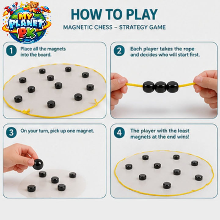 Magnetic Chess Strategy Board Game