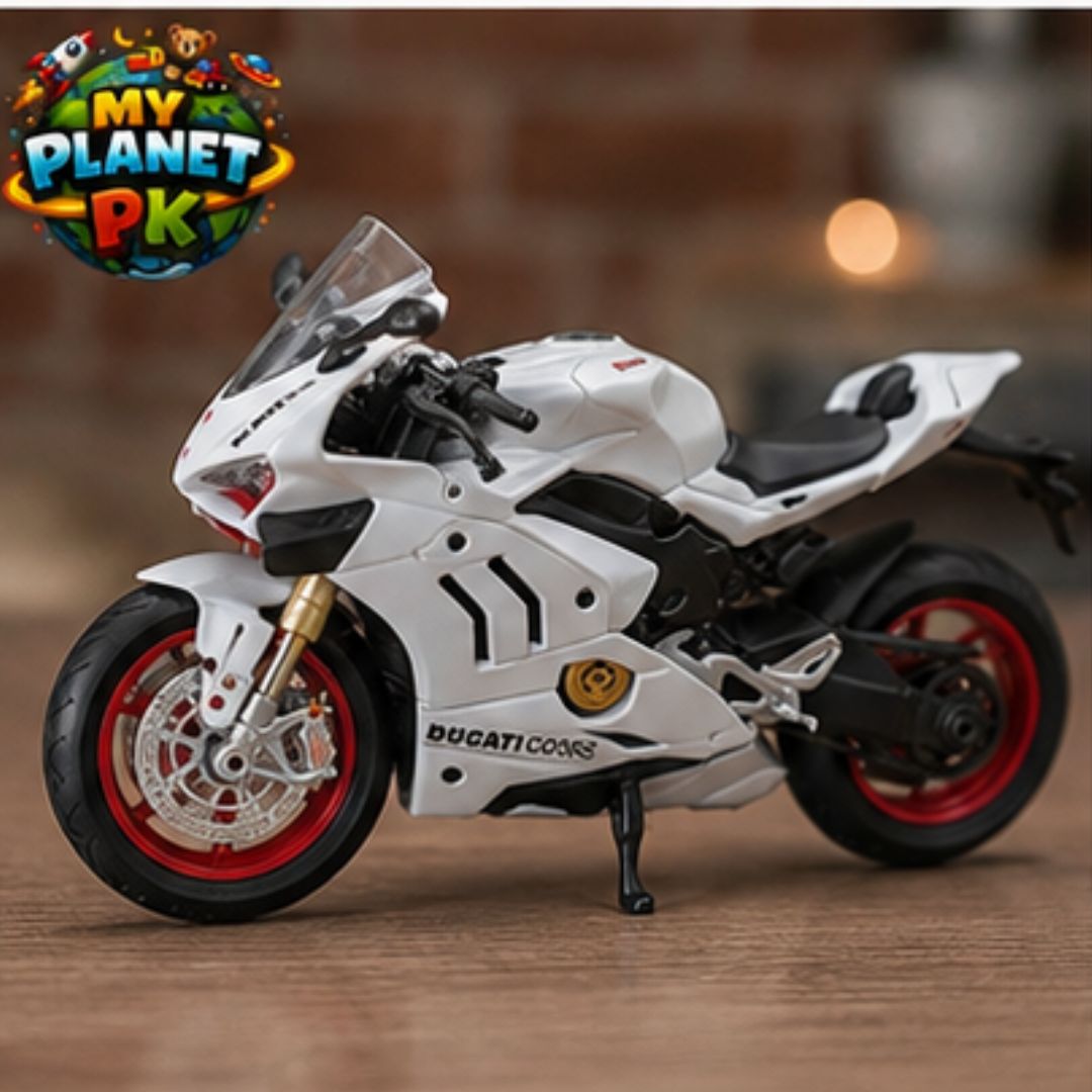 Ducati Panigale V4 Die-Cast Model Bike (1:9 Scale)