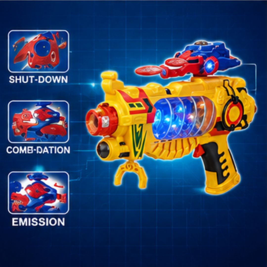 AK618-2 Light &amp; Sound Space Blaster Toy Gun