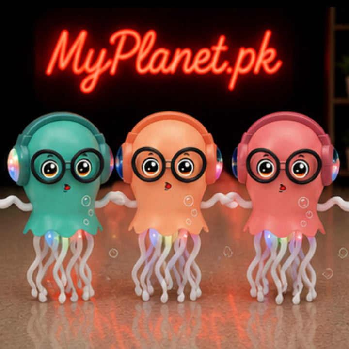 Dancing Jellyfish Toy with Music, Lights &amp; Bump &amp; Go Action