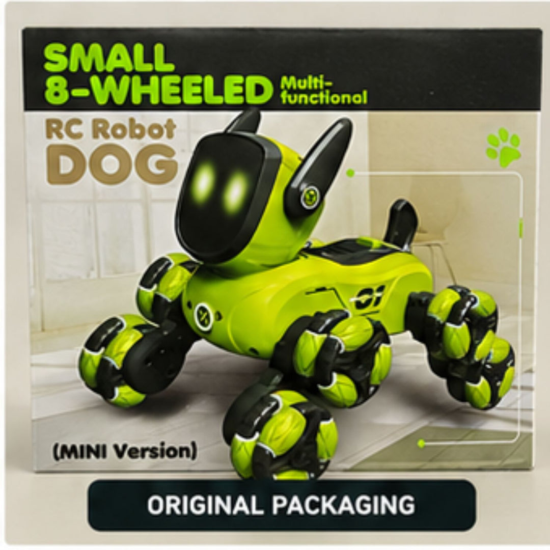 8-Wheeled Multi-Functional RC Robot Dog