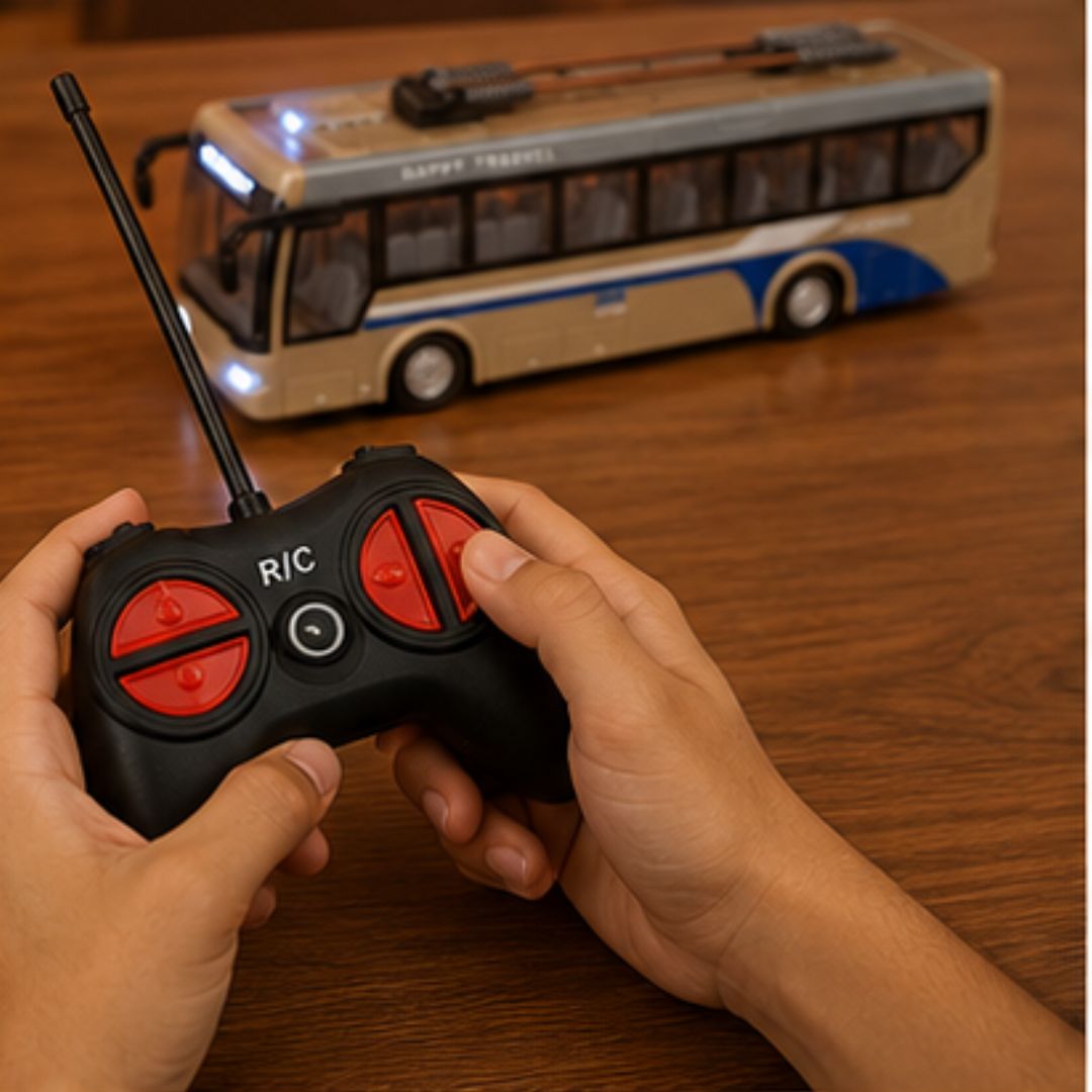 Rechargeable Remote Control City Travel Bus