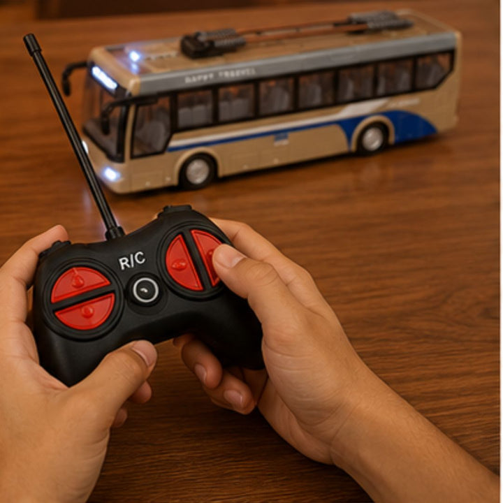 Rechargeable Remote Control City Travel Bus