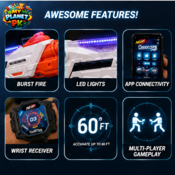 Nerf Laser Ops Pro Deltaburst Laser Tag Blaster