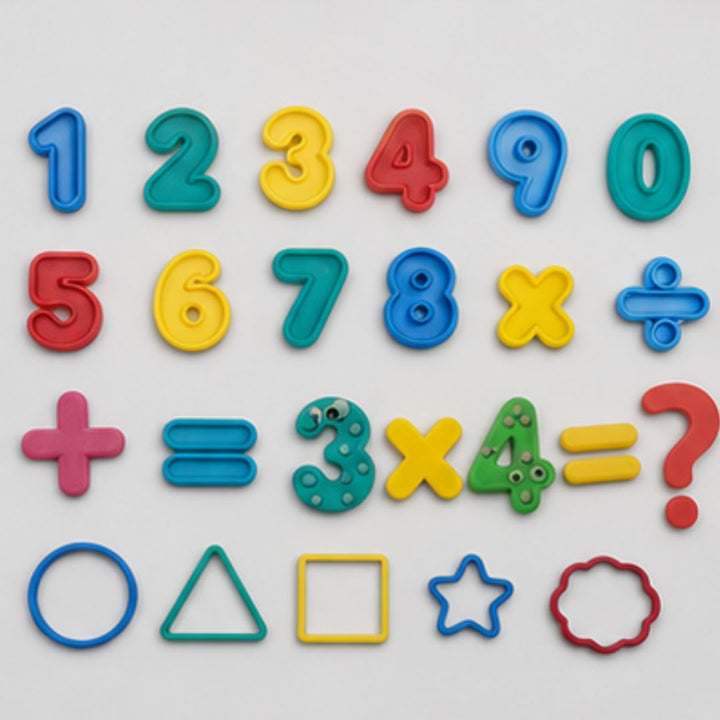 Mathematics &amp; Shape Learning Color Dough Set
