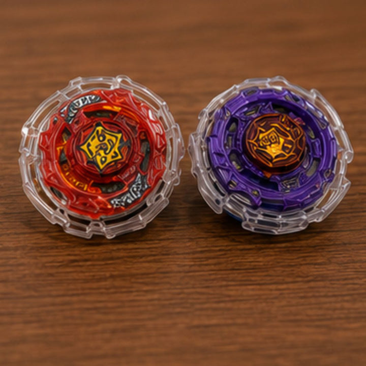 TopGyro Beyblade Battle Arena Set with 4 Spinning Tops