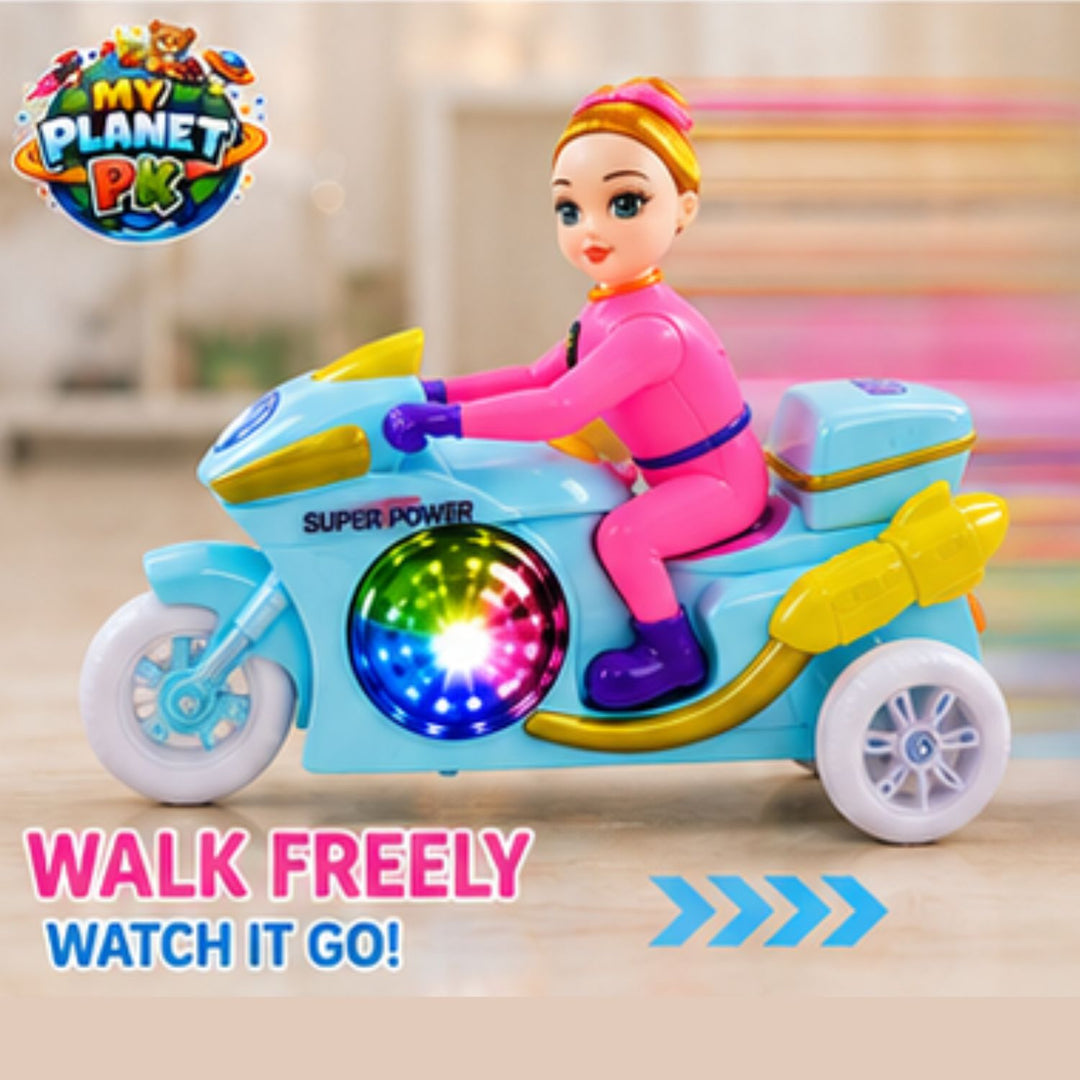 Beautiful Girl Moto with Lights and Music