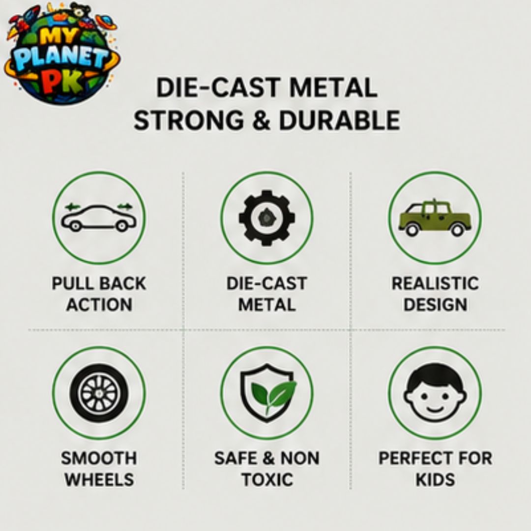 Power King Military Die-Cast Vehicle Set
